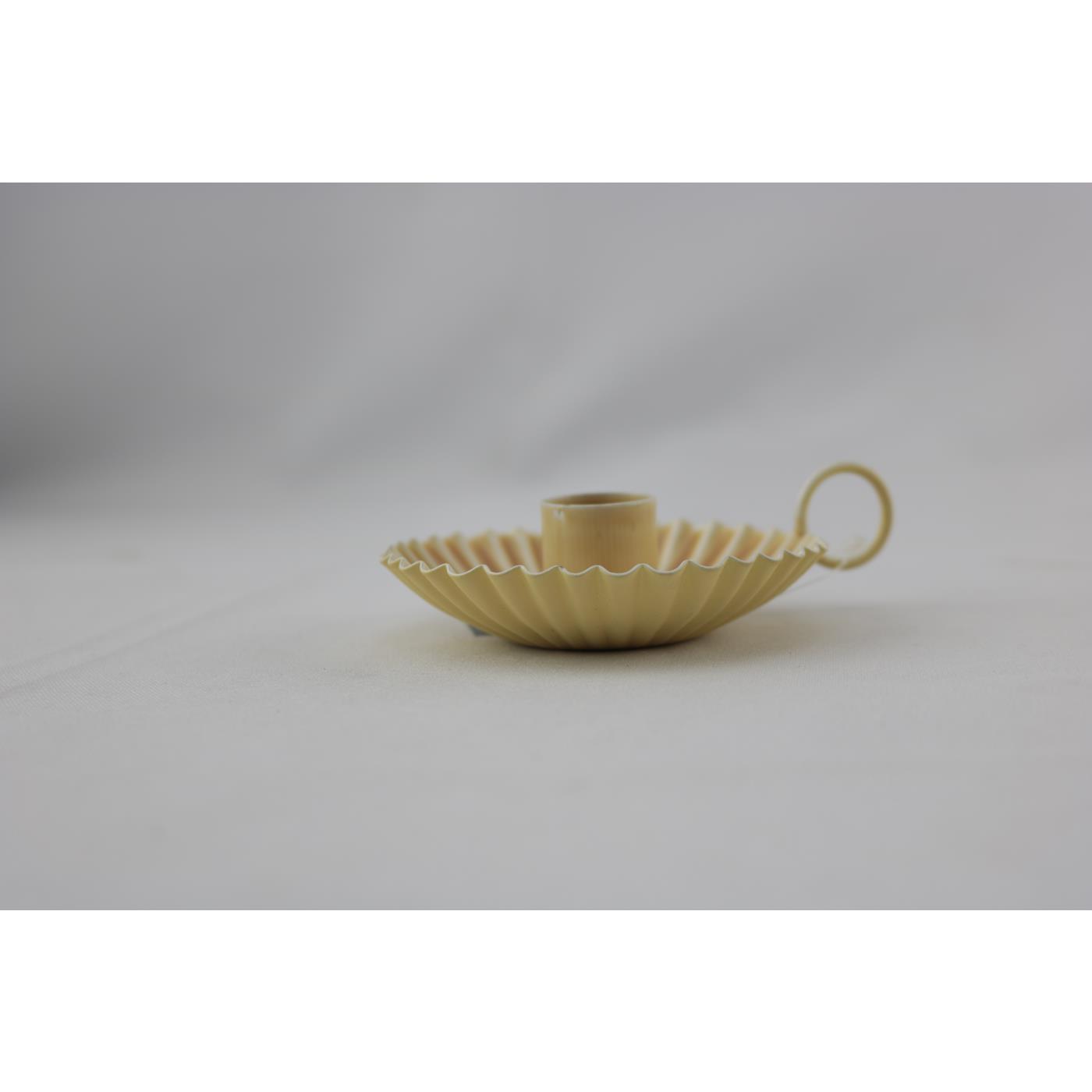 Kandelaar beige 11x9x3cm